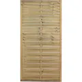 Panel trenzado de madera natura marrón claro 90 x 180 cm