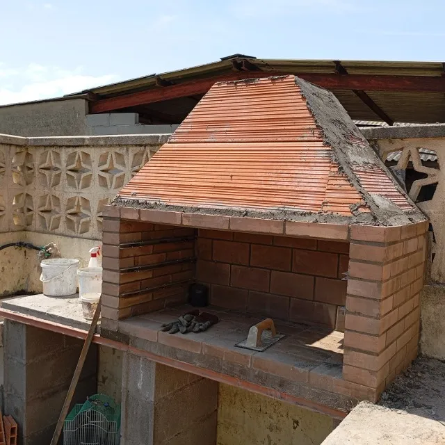 Construcción de una barbacoa en casa