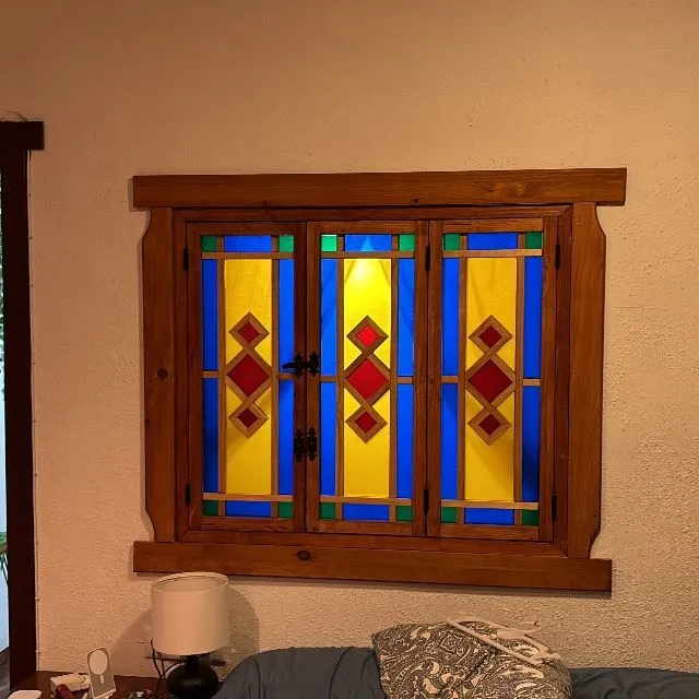 DIY de  una ventana con cristalera