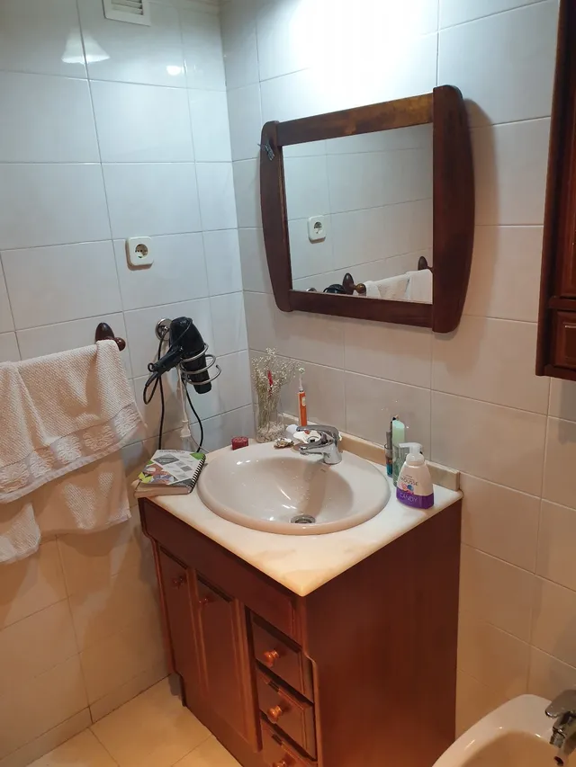 CAMBIO DE LAVABO Y ESPEJO LED