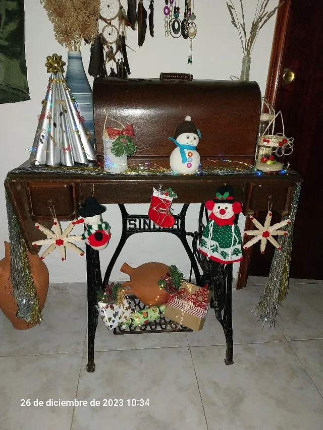 Este año aparte del árbol de Navidad, también decoré la