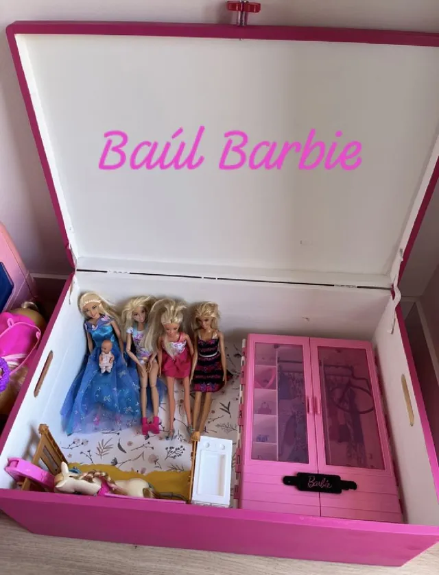 Baúl para organizar las barbies