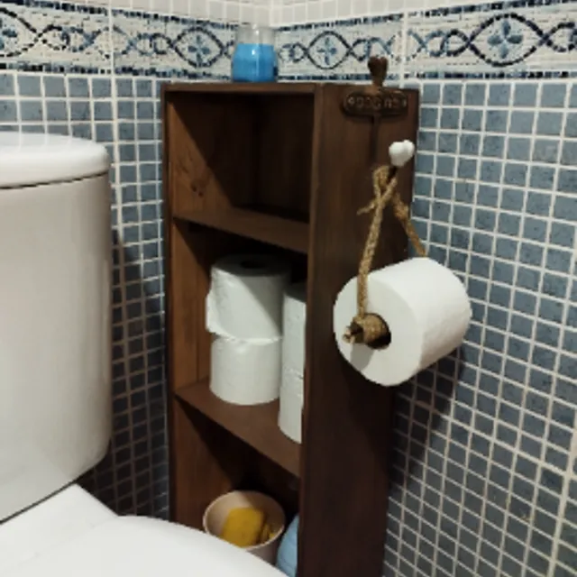 DIY: mueble auxiliar para el baño