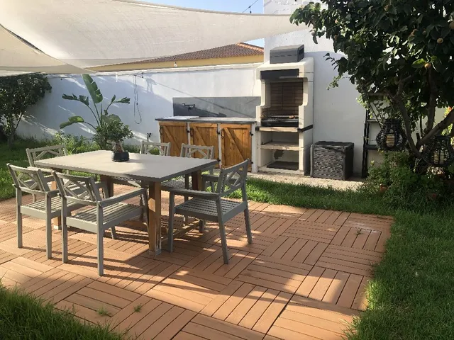 Reacondicionado la zona de la barbacoa