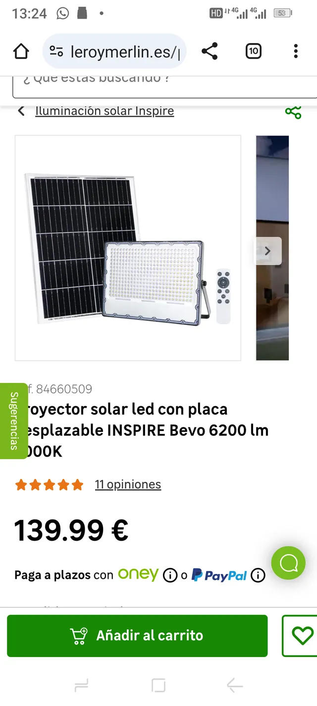 Proyector solar