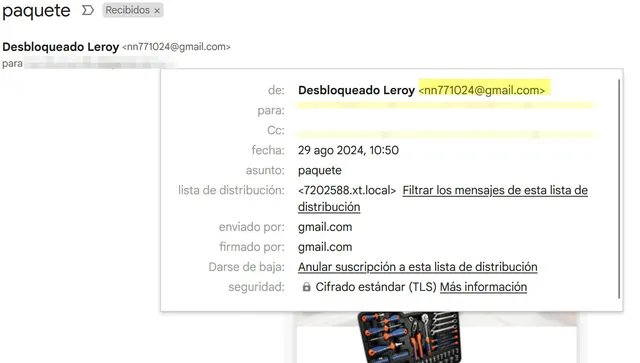 Estafa online haciéndose pasar por Leroy Merlin - 2