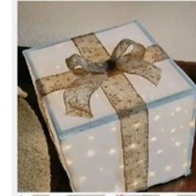 DIY: caja de regalo para decoración navideña