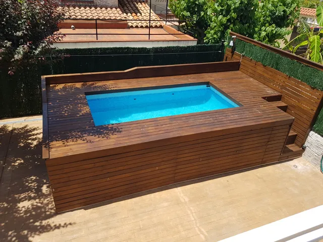 TALADRO DE ORO 2024- estructura de madera para cubrir piscina