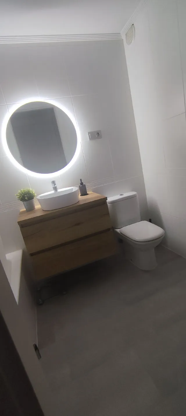 Baño renovado sin obra