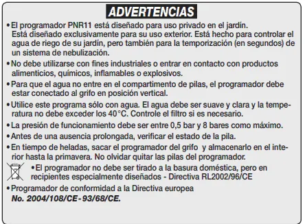 Advertencia