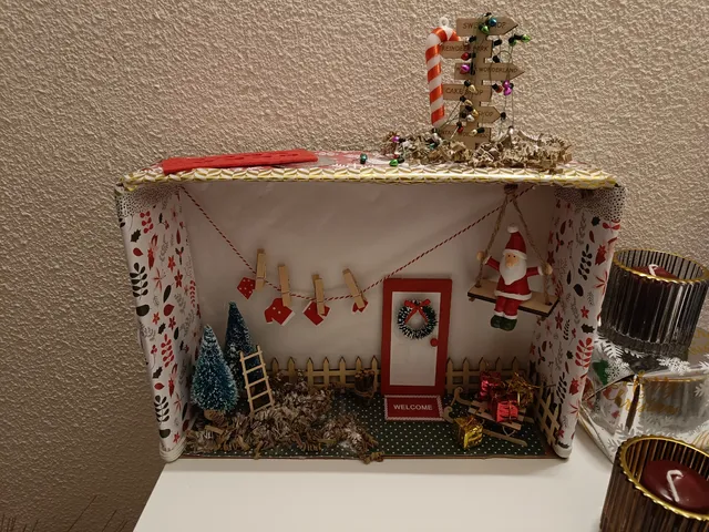 Casita de papá noel! Ohohoh feliz navidad!🎅🎅