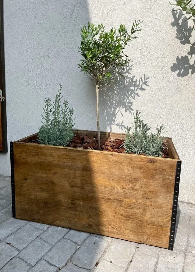 Jardinera estilo industrial  RECICLANDO