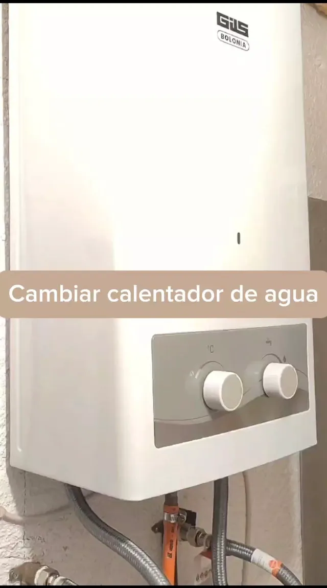 Cambiar calentador de agua