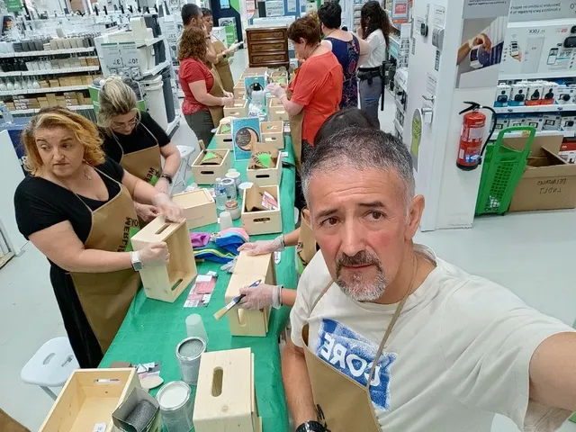 LA NOCHE DE LOS TALLERES EN LEROY MERLIN DE BILBONDO