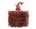 Guirnalda de espumillón roja de 3,5x700 cm
