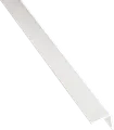 Perfil forma ángulo de pvc blanco, alt.10 x an.10 x l.260 cm