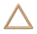 Escuadra decorativa triangle madera natural alt. 20 x an 20 cm