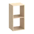 Estantería spaceo kub 2 cubos pino 70. 4x36. 31. 7cm