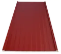 Panel sándwich rojo/blanco 2000x1000x30 mm