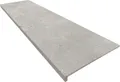 Peldaño recto extruido litos de 120x33 cm gris