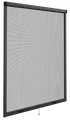 Mosquitera enrollable elite color gris para ventana de 100x140 cm (ancho x alto)