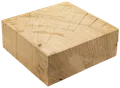 Cubo de roble macizo 24x24x9 cm