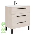 Mueble de baño madrid marrón 70 x 45 cm