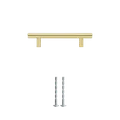 1 tirador mueble inspire amarillo / dorado distancia entre tornillos 96 mm