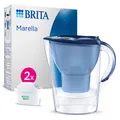 Pack jarra filtrante brita marella color azul + 2 filtros maxtra pro