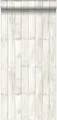 Papel pintado madera blanco - 53 cm x 10,05 m - estahome
