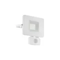 Proyector led de exterior eglo faedo 3 blanco luz blanca 20w 14cm