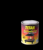 Esmalte anticalórico 350º titán negro satinado de 0,75l