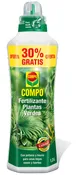 Fertilizante liquido compo plantas verdes 1,3l para uso en interior y terraza