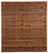 Panel de exterior recto savanne de madera marrón 180x200cm