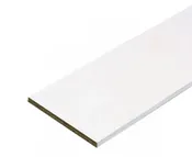 Tablero aglomerado en pvc blanco de 2 cantos 60x200x1,6 cm (anchoxaltoxgrosor)