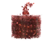 Guirnalda de espumillón roja de 3,5x700 cm