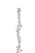 Guirnalda de espumillón plata 700 cm
