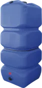 Depósito exterior polietileno de alta densidad azul 1000 litros 0.78x0.78m