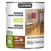 Barniz de interior luxens roble dorado satinado 2,5l