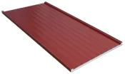 Panel sándwich rojo/blanco 3500x1000x30 mm