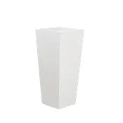 Maceta de polietileno de alta densidad newgarden blanco 26x58 cm
