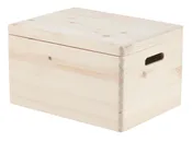 Caja de madera de 23x40x30 cm y capacidad de 27.5l