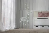 Figura de ciervo de metal con 48 luces led 60 cm