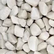 Saco de piedra calcárea rodada blanco 1000kg 12 y 18 mm