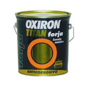 Pintura para hierro antioxidante oxiron forja 4l gris acero