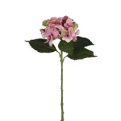 Vara artificial hydrangea rosa de 51 cm de altura