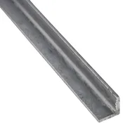 Perfil forma ángulo de acero gris, alt.3.1 x an.3.1 x l.100 cm