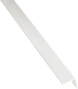 Perfil forma ángulo de pvc blanco, alt.1.6 x an.1.6 x l.260 cm