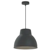 Lámpara de techo inspire mezzo negra 1 luz e27 31 cm