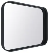 Espejo de baño kende negro 80 x 60 cm